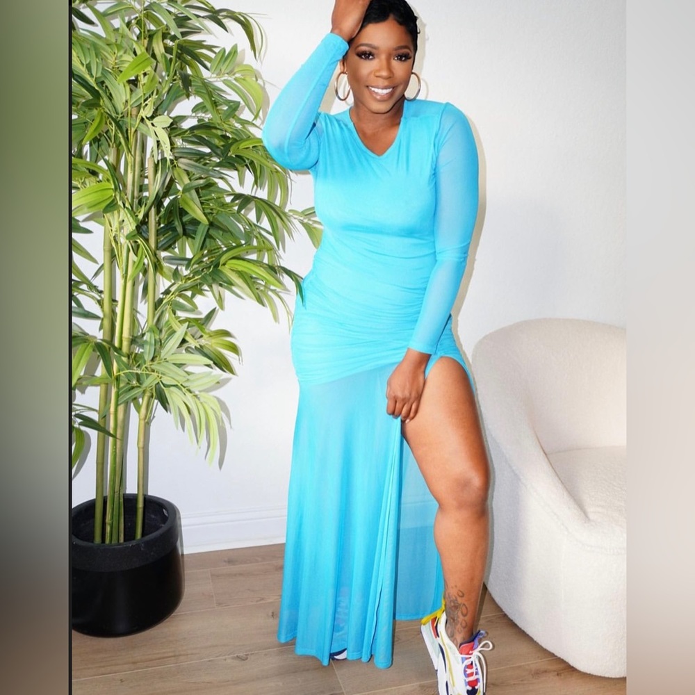 Turquoise Maxi Dress